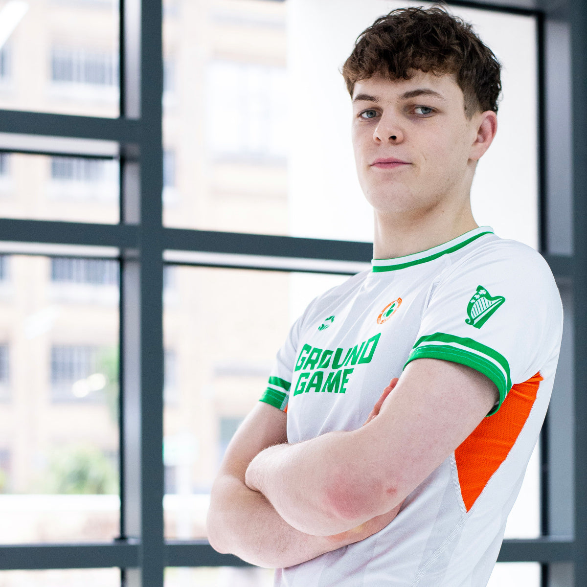 Rashguard Ireland 2.0 s krátkym rukávom (biely)