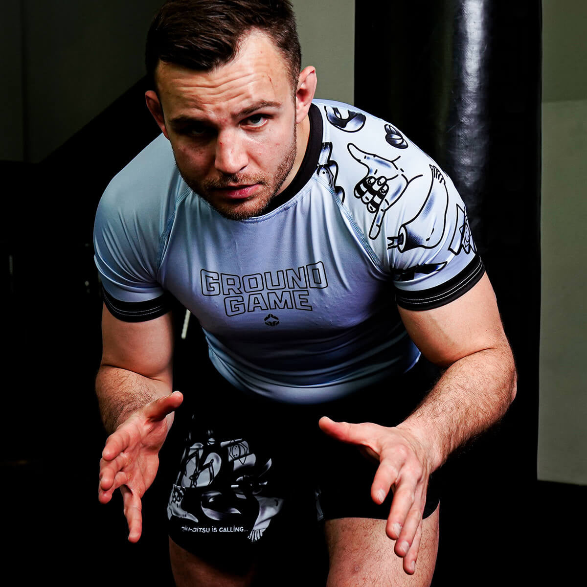 Rashguard Jiu-Jitsu is Calling x Noize short sleeve