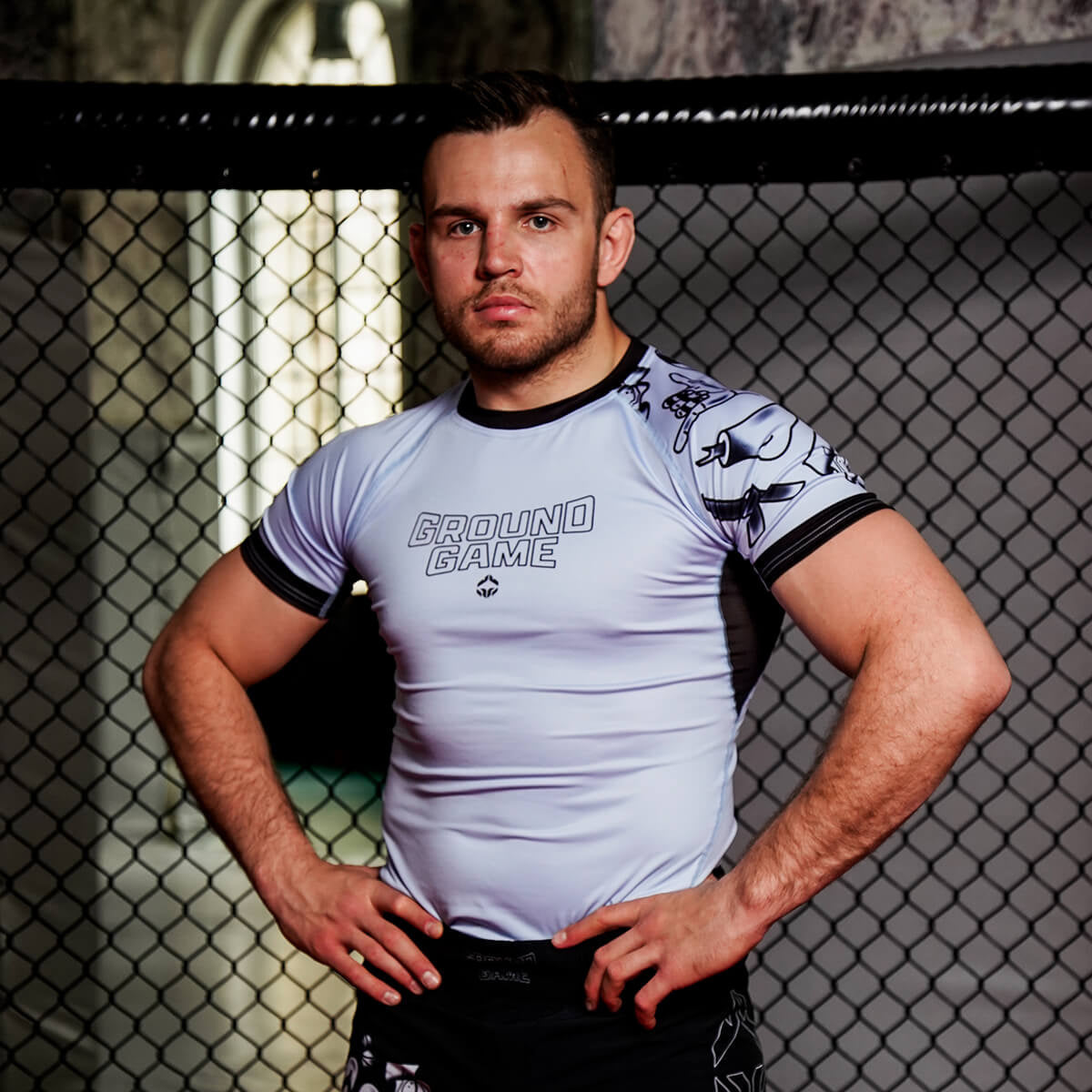 Rashguard Jiu-Jitsu is Calling x Noize short sleeve