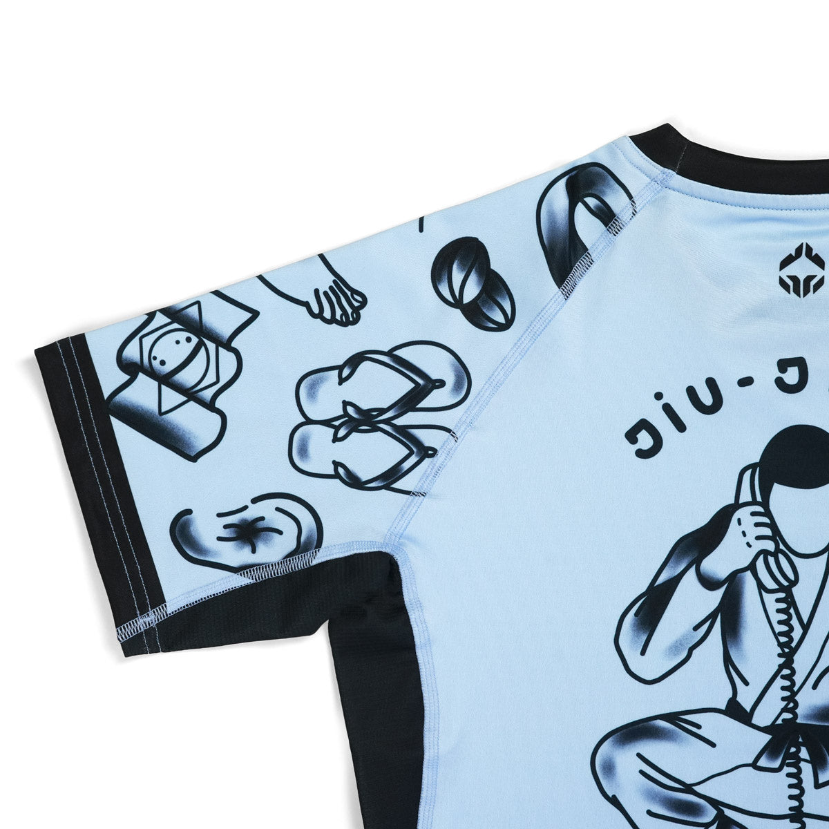 Rashguard Jiu-Jitsu is Calling x Noize short sleeve