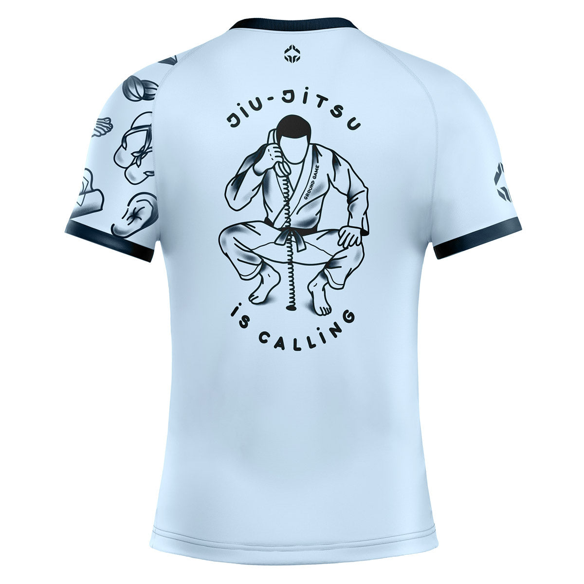 Rashguard Jiu-Jitsu is Calling x Noize short sleeve