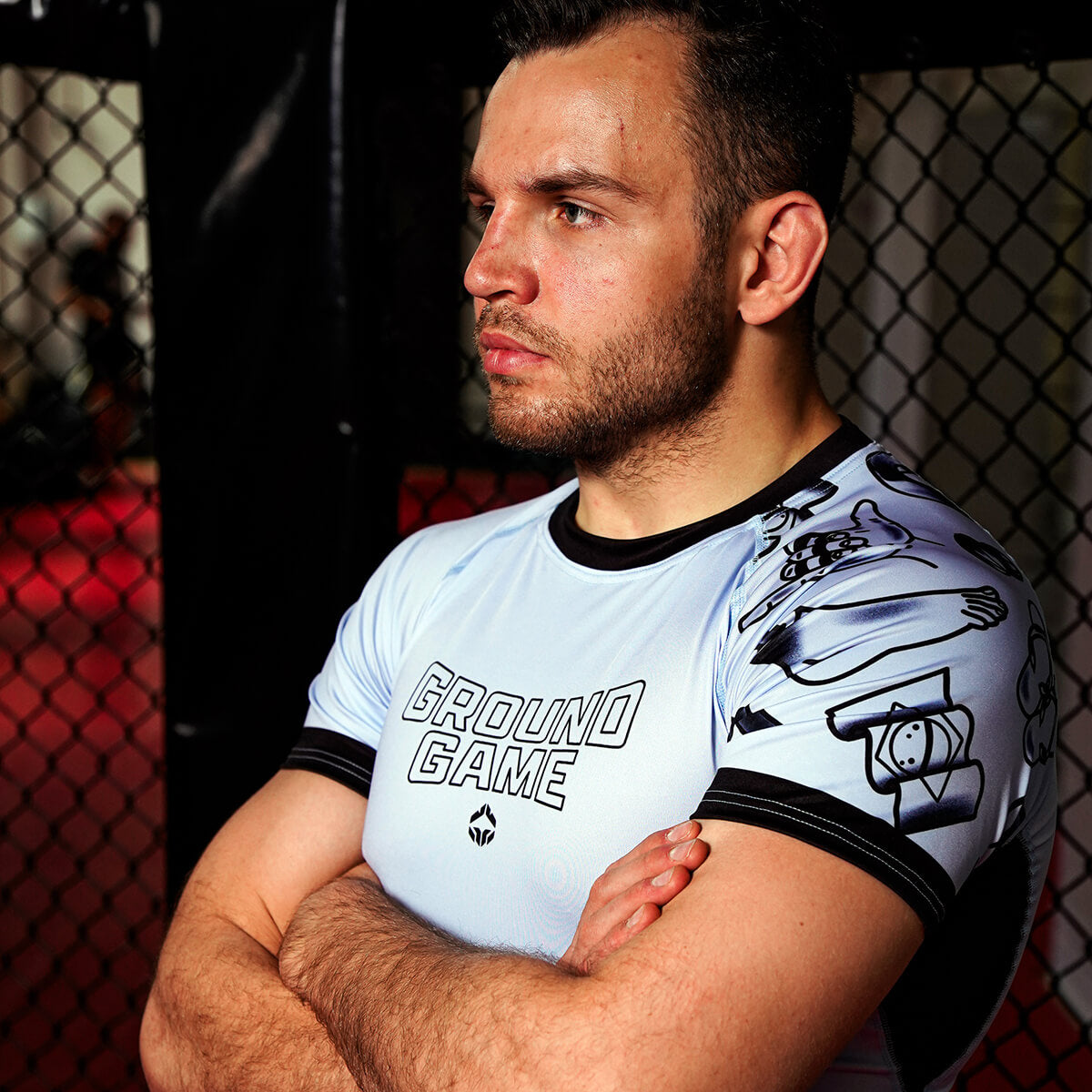 Rashguard Jiu-Jitsu is Calling x Noize short sleeve