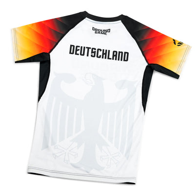 Rashguard Niemcy krótki rękaw (Biały)
