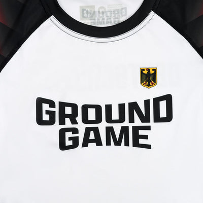 Rashguard Niemcy krótki rękaw (Biały)
