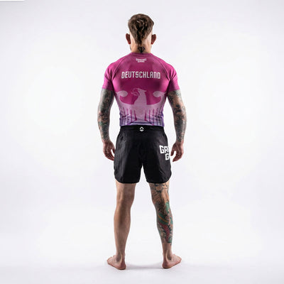 Rashguard Germany short sleeve (Pink)