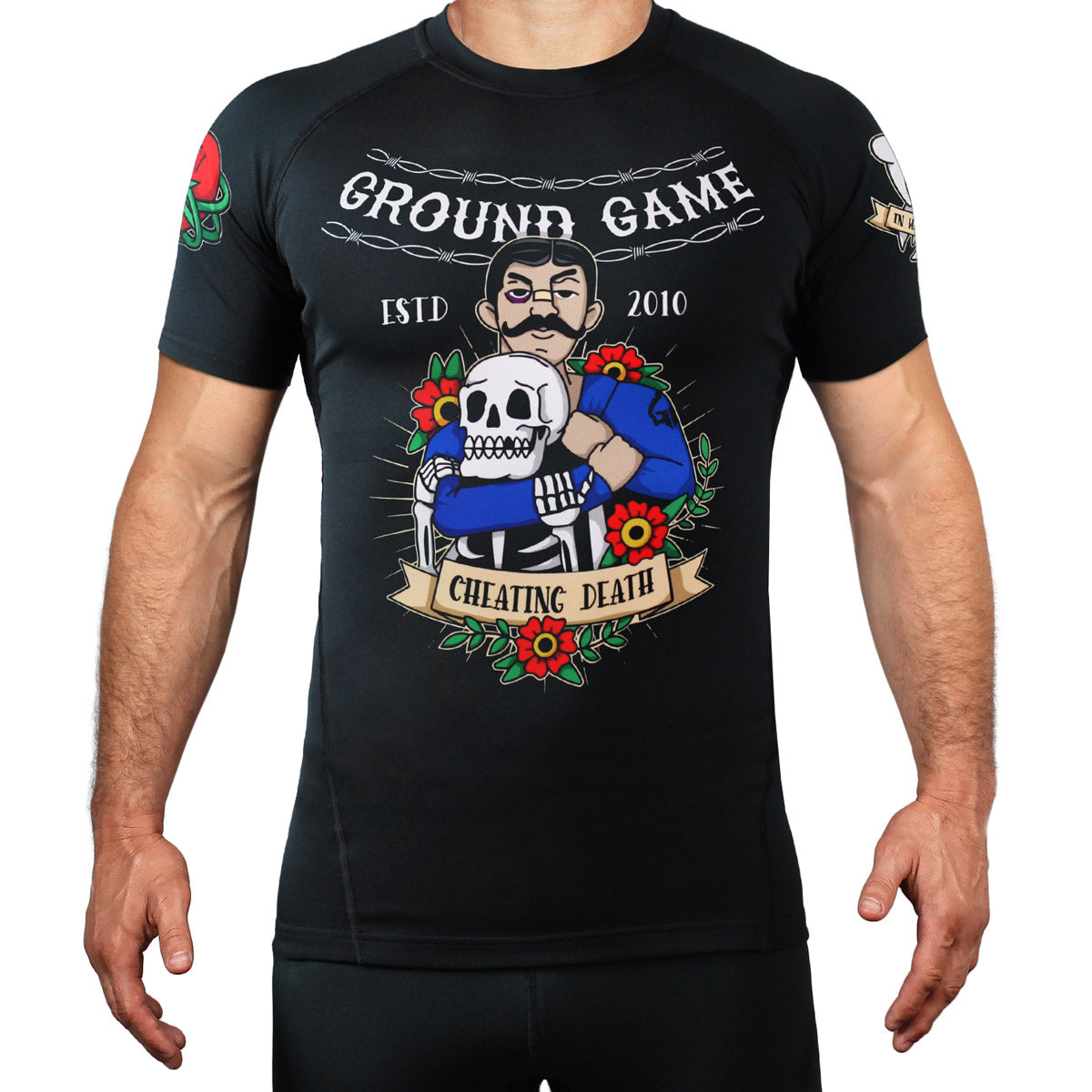 Rashguard Oldschool krótki rękaw