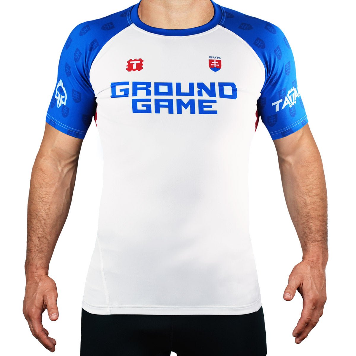 Rashguard Tatamy Slovakia short sleeve (White)
