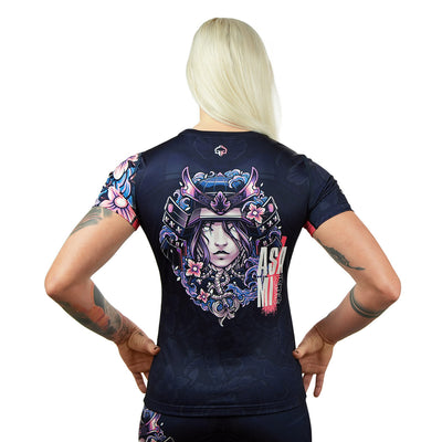 Rashguard damski Asami krótki rękaw