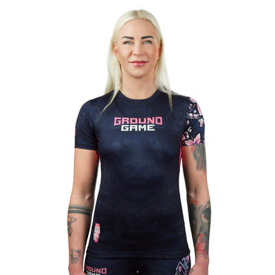 Rashguard damski Asami krótki rękaw