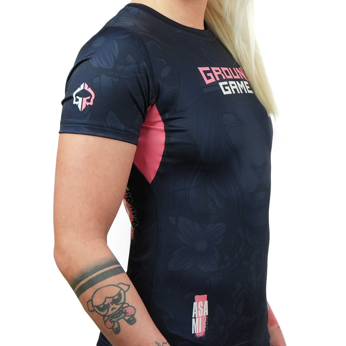 Rashguard damski Asami krótki rękaw
