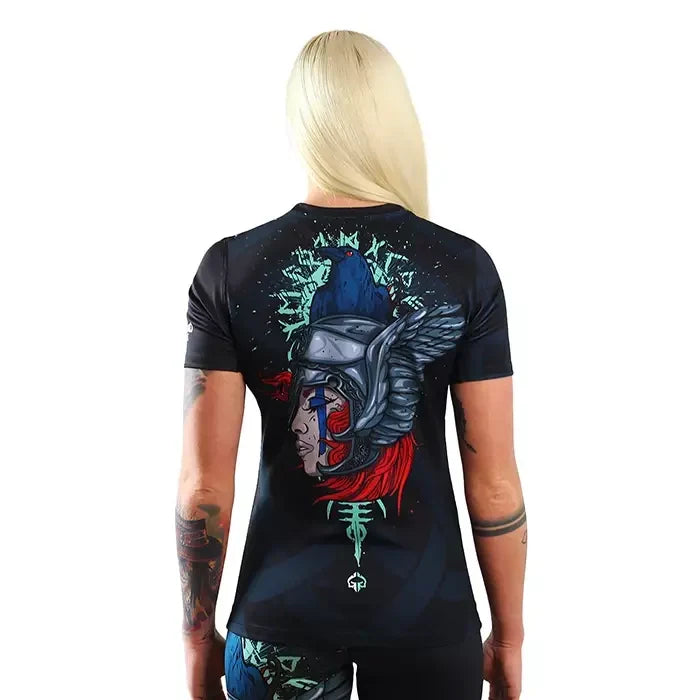 Rashguard damski Valkyria krótki rękaw