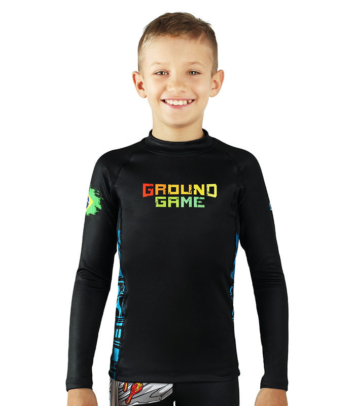 Rashguard dziecięcy Brasil Kids długi rękaw