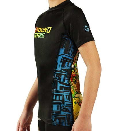 Rashguard dziecięcy Brasil Kids krótki rękaw