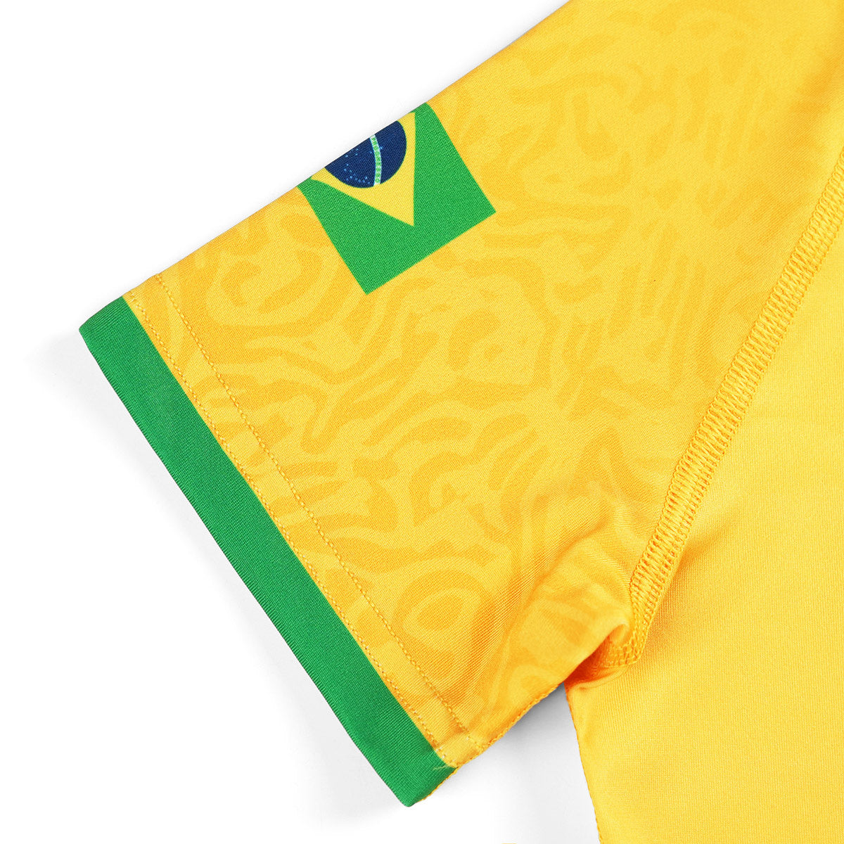 Kids' Rashguard Brazil Football short sleeve