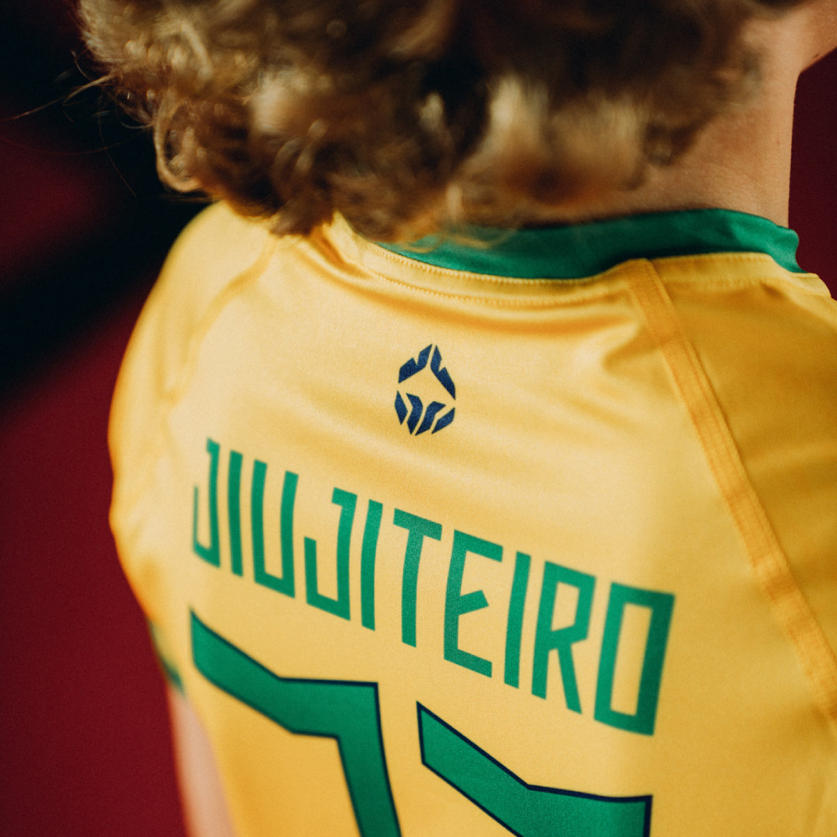 Kids' Rashguard Brazil Football short sleeve