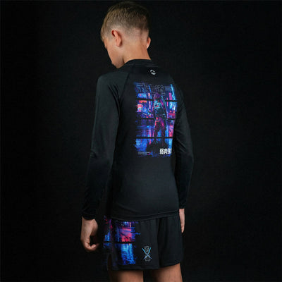 Rashguard dziecięcy Cyber Samurai Kids długi rękaw
