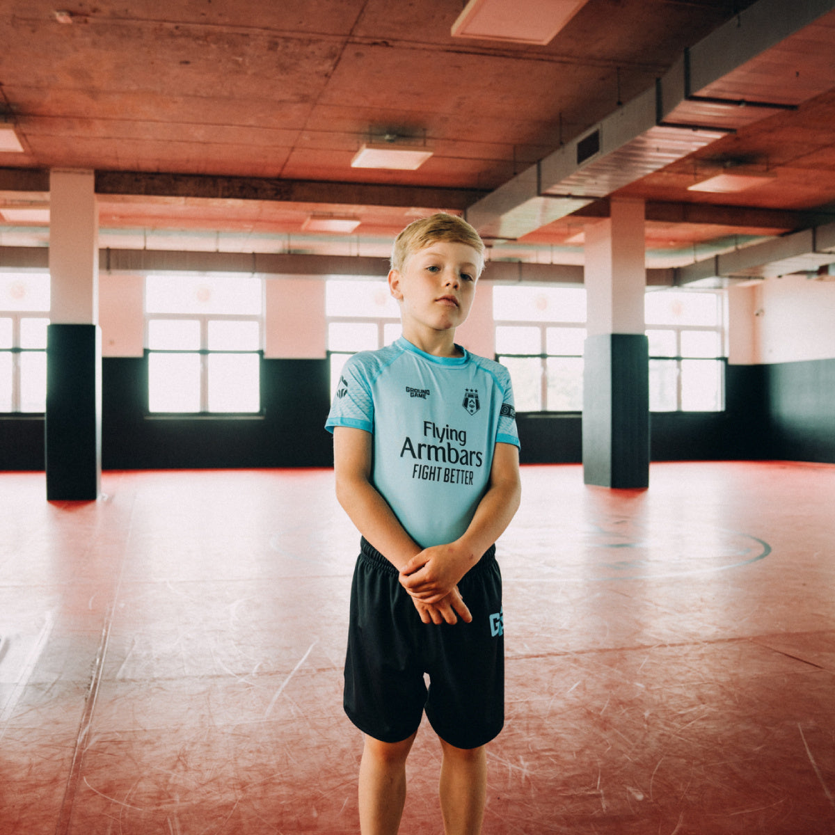 Kids' Rashguard FC Armbar short sleeve (Mint)