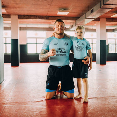 Kids' Rashguard FC Armbar short sleeve (Mint)