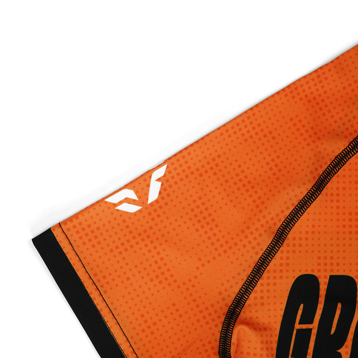 Rashguard dziecięcy IBJJF Kids krótki rękaw (Pomarańczowy)