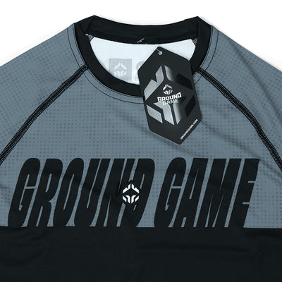 Rashguard dziecięcy IBJJF Kids krótki rękaw (Szary)