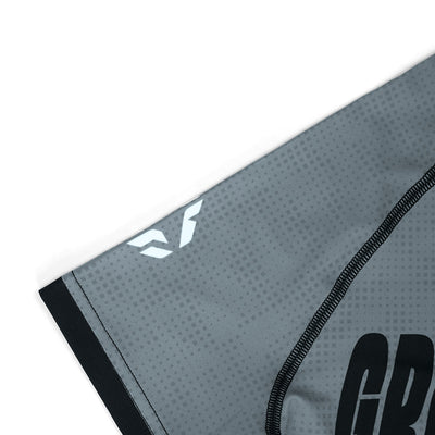 Rashguard dziecięcy IBJJF Kids krótki rękaw (Szary)