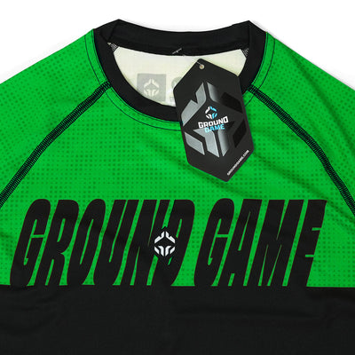 Rashguard dziecięcy IBJJF Kids krótki rękaw (Zielony)