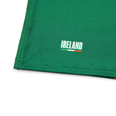 Rashguard dziecięcy Irlandia krótki rękaw (Zielony)