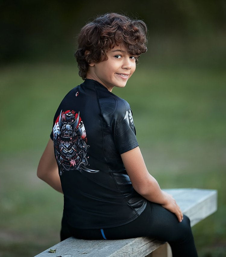 Rashguard dziecięcy Samurai 2.0 Kids krótki rękaw