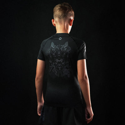 Kids' Rashguard Samurai Shadow short sleeve