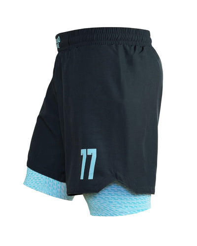 2-in-1 Training Shorts FC Armbar (Mint)