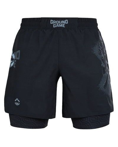 Spodenki treningowe 2w1 Samurai Shadow