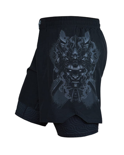 Spodenki treningowe 2w1 Samurai Shadow