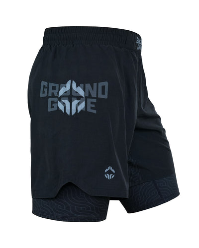 Spodenki treningowe 2w1 Samurai Shadow