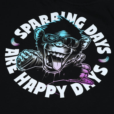 T-shirt Cheeky Monkey Oversize (Czarny)