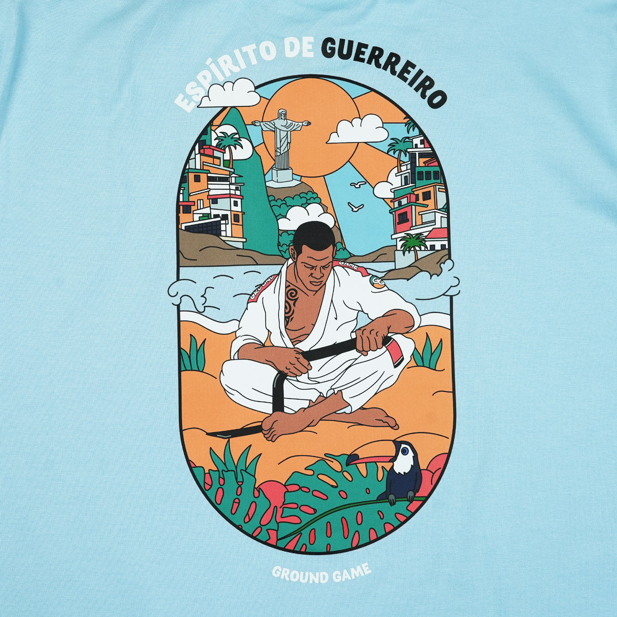 T-shirt Favela Oversize (Blue)