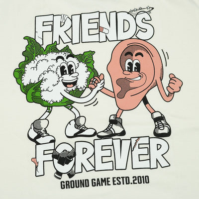 T-shirt Friends Forever Oversize (Beżowy)