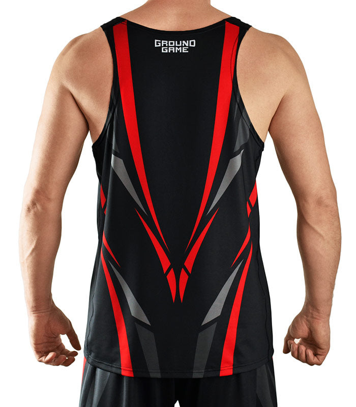 Boxing Tank Top Knockout Game (Black)