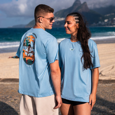 T-shirt Favela Oversize (Blue)