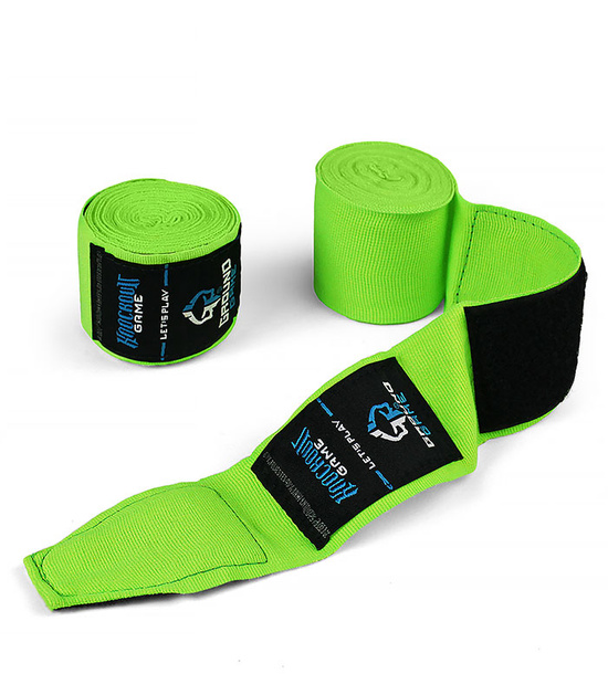 Hand Wraps 4 m Neon (Green) Green | Men \ Training gear \ Hand Wraps ...