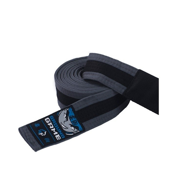 BJJ Kids Belt (Grey with black stripe) Grey with black stripe Kids