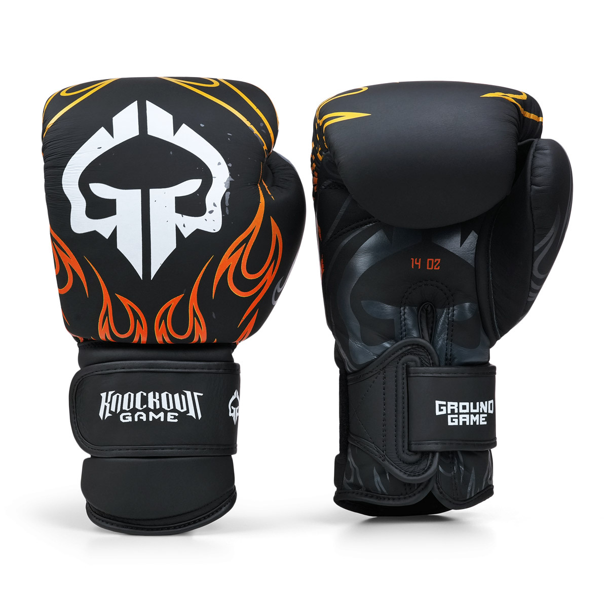 Boxing Gloves Flames | Ground Game - Training wear and gear for
