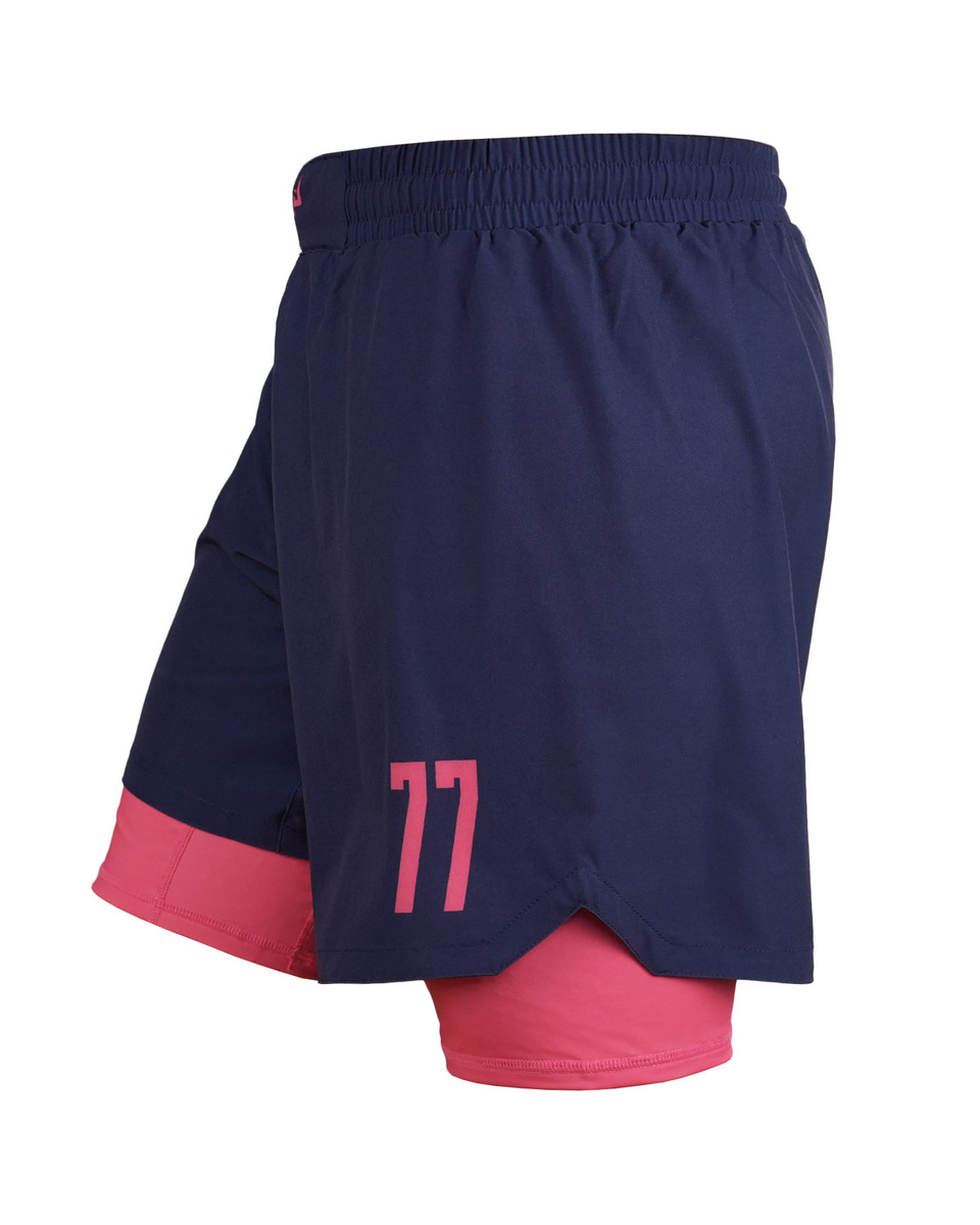 Spodenki treningowe 2w1 FC Armbar (granatowe)
