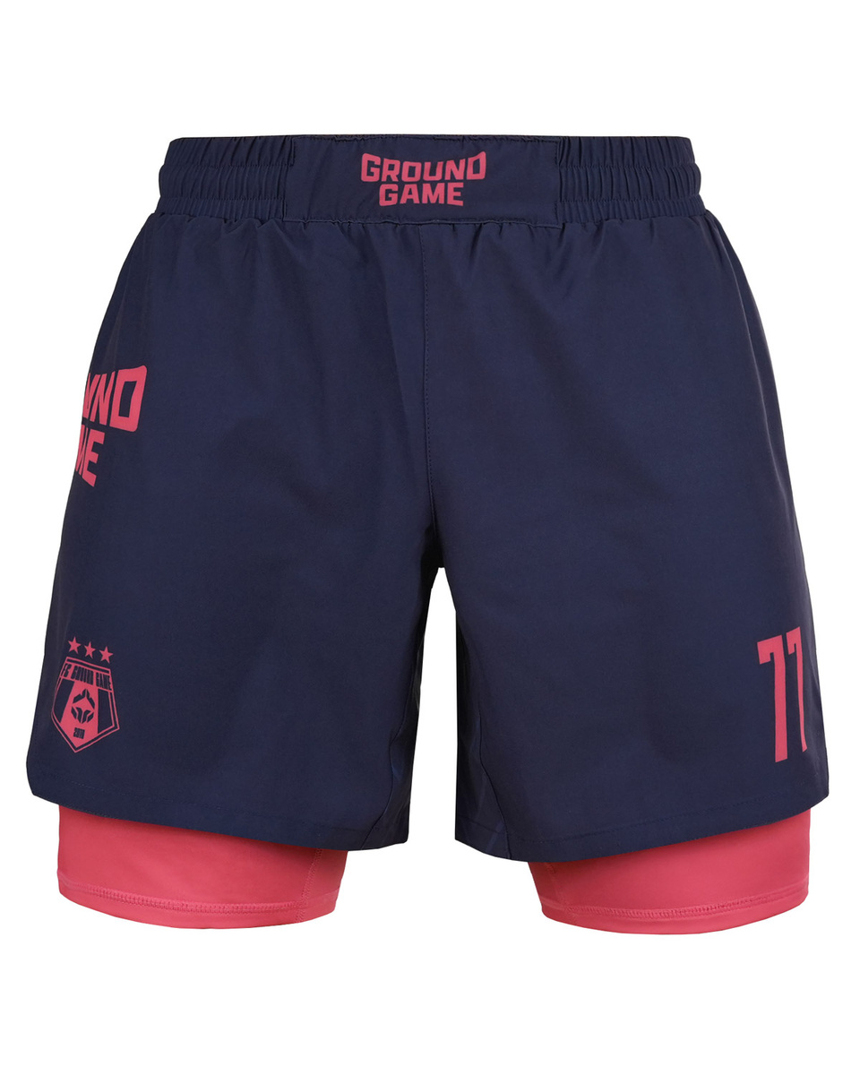 Spodenki treningowe 2w1 FC Armbar (granatowe)