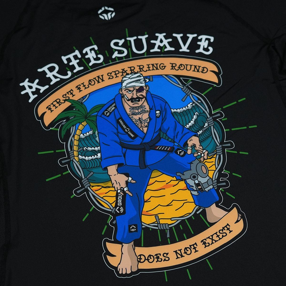 Rashguard Injury Collector długi rękaw Ground Game